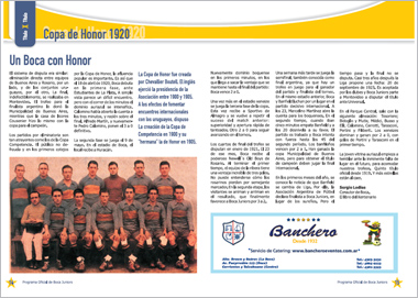 Programa Oficial boca juniors