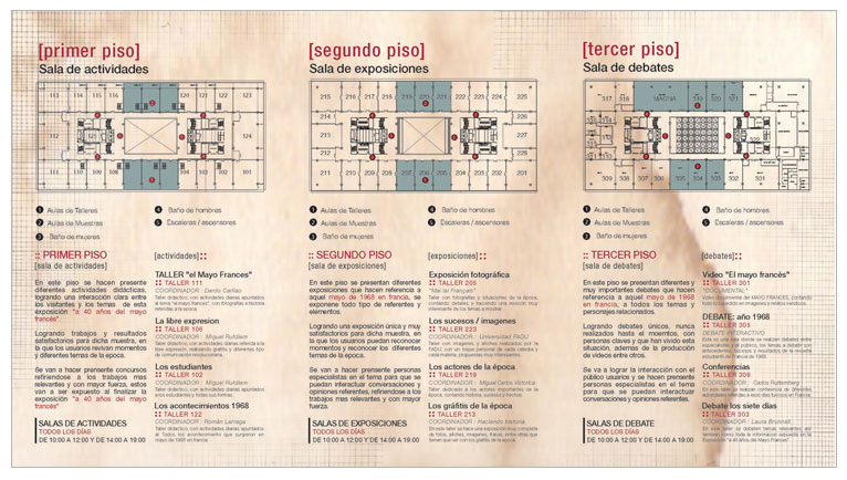 Mayo frances - gráfica exposición