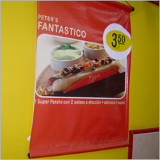 Peter's Hot dog - carteles
