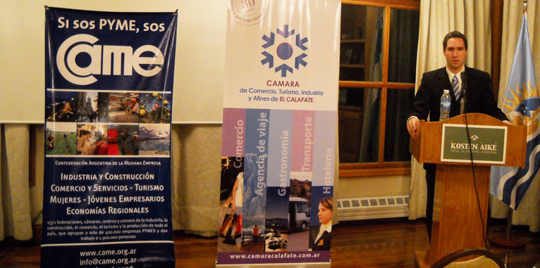 Damian Di Pace en El Calafate