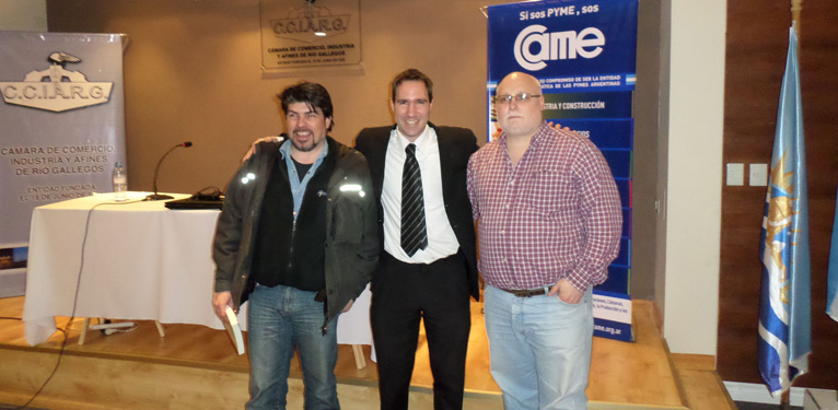 Damián Di Pace en Río Gallegos