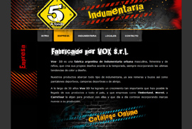 5ta a Fondo Indumentaria
