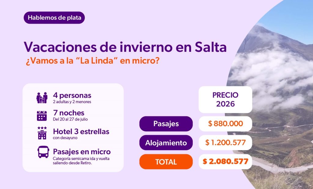 Vaciones de invierno en Salta en micro
