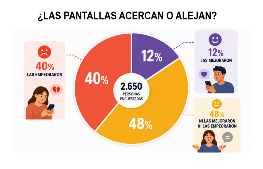 Las pantallas acercan o alejan