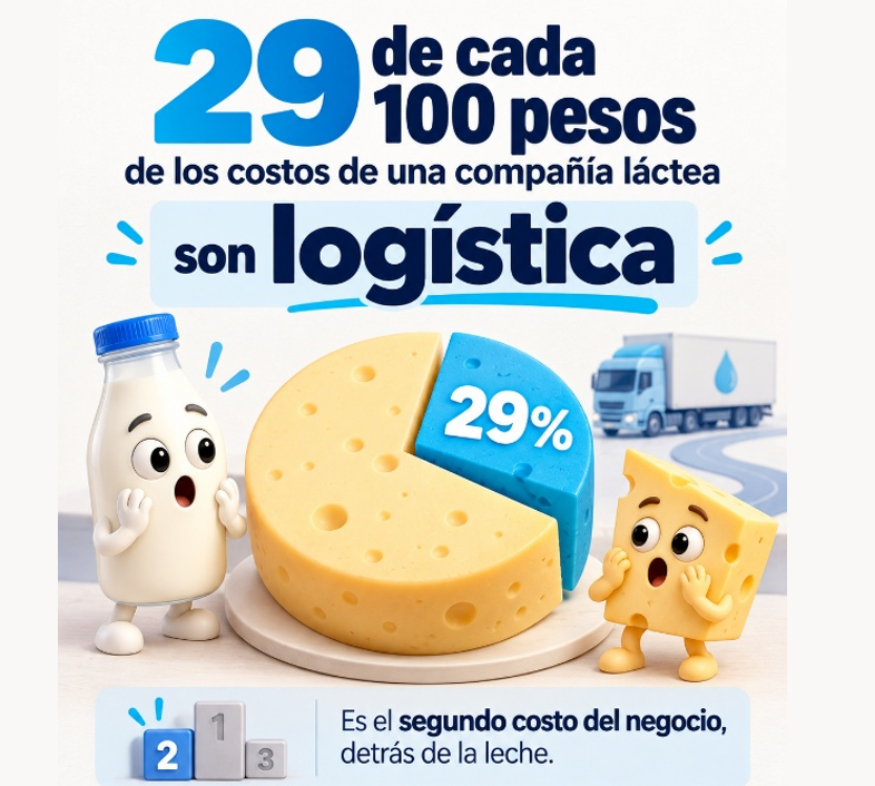 29 de cada 100 pesos son logistica
