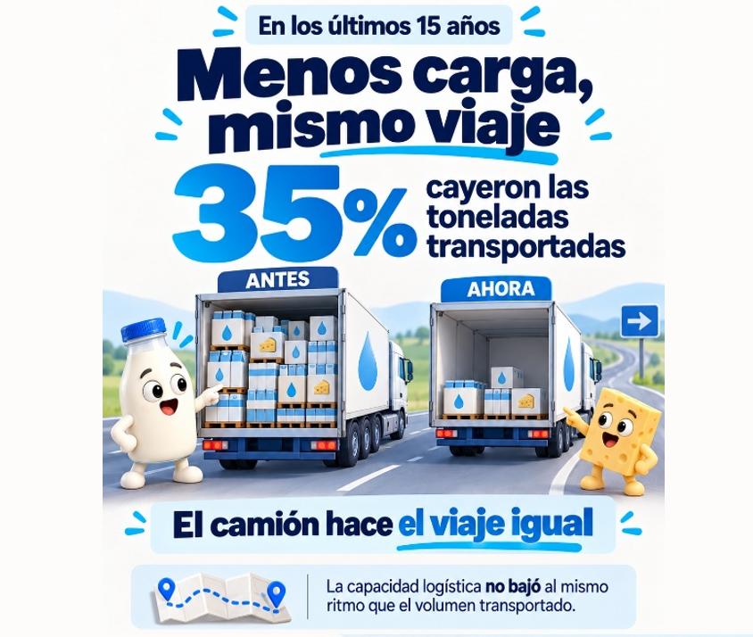 Menos carga mismo viaje